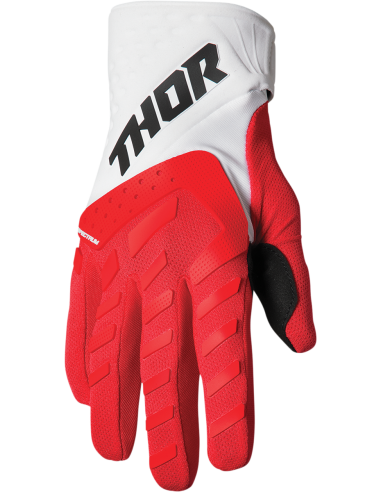 Gants moto cross Thor-MX 2022 Spectrum rouge/blanc XXL 3330-6842