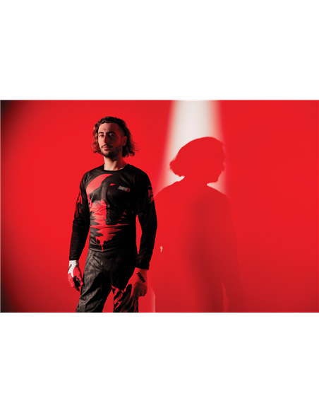 Guants motocross Thor-MX 2022 Spectrum vermell/blanc XXL 3330-6842