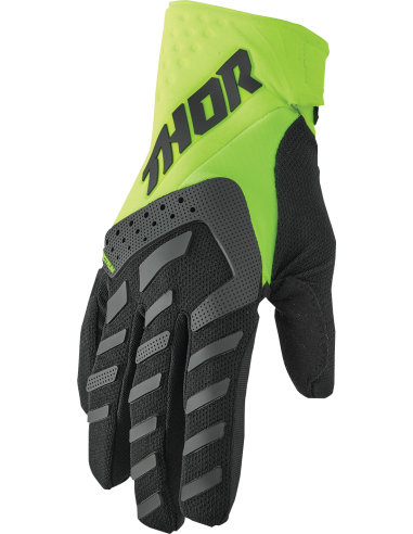 Guants motocross Thor-MX 2022 Spectrum negre/acid XS 3330-6849
