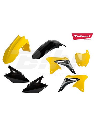 Kit de Plásticos Polisport RM-Z250 10-18 Amarillo / Negro 90838