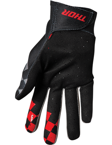Gloves  Intense Chex Bk/Gy Sm THOR-MX 2023 3360-0045