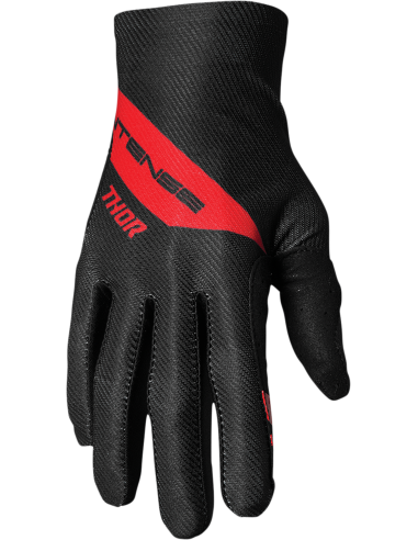 Luvas Intense Dart Bk/Rd Md THOR-MX 2023 3360-0052
