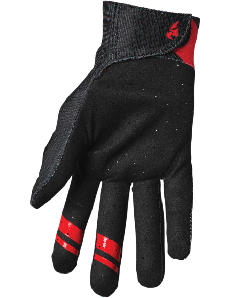 Luvas Intense Dart Bk/Rd Md THOR-MX 2023 3360-0052