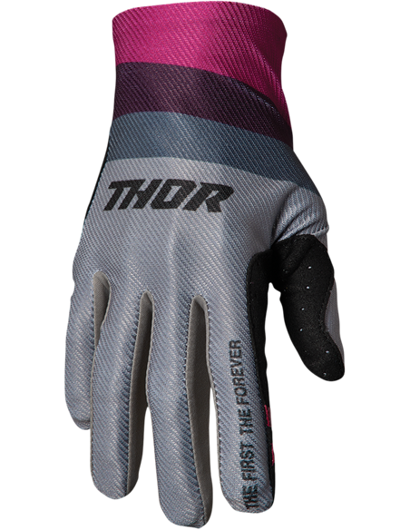 Guantes Assist React Gy/Pu Sm THOR-MX 2023 3360-0063