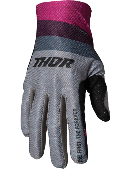 Gants Assist React Gy/Pu Lg THOR-MX 2023 3360-0065