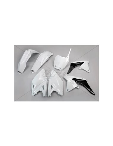 Kit de plàstics complet UFO-Plast Suzuki blanc SUKIT415-041