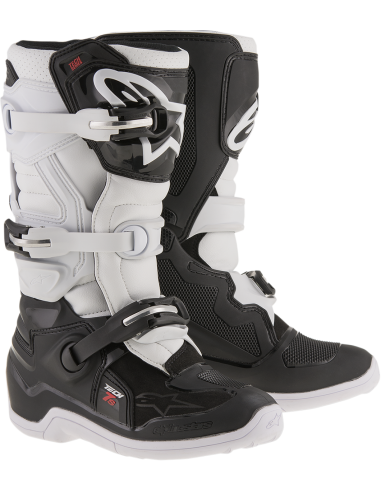 Botas de motocross infantil Tech 7S motocross Alpinestarss preto / branco 2