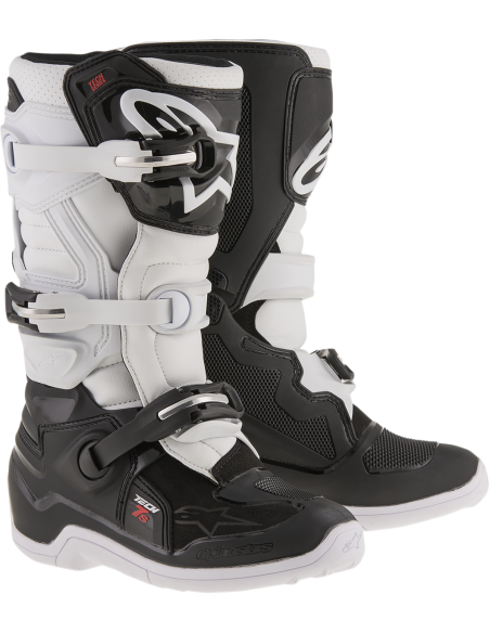 Botes motocròs nen (a) Tech 7S motocròs Alpinestarss Negre / Blanc 8