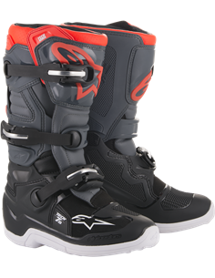 Alpinestarss Tech 7S Motocross Botas Cinza claro | Cinza escuro | Fluor red Orange. 8