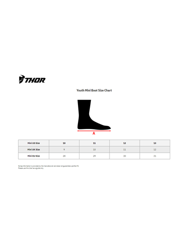 THOR Boot Mini Blitz Xp Blk 13 3411-0541