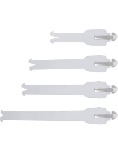 Tech 7/Tech 5 Buckle/Straps Replacement White Alpinestars 25Cit74-20