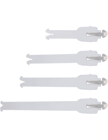 Tech 7/Tech 5 Buckle/Straps Replacement White Alpinestars 25Cit74-20
