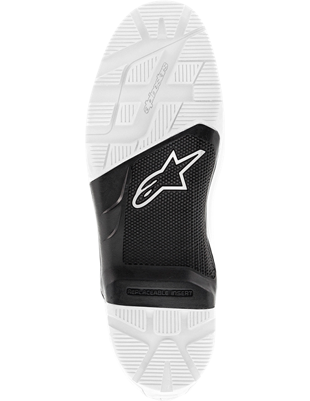 Semelles Tech 7 / Tech 3 Noir / Blanc 10 Alpinestars 25Su891E-12-10