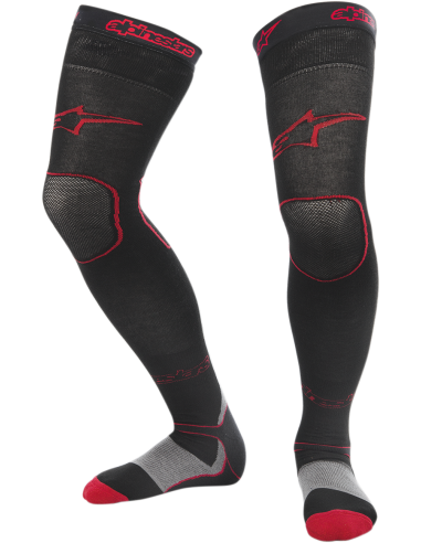 Long Mx Socks Negre / Vermell S / M Alpinestars 4.705.015-13-Sm