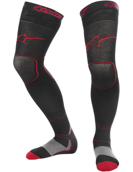 Long Mx Socks Negre / Vermell S / M Alpinestars 4.705.015-13-Sm
