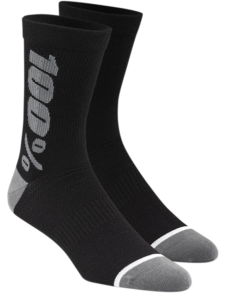 Mitjons 100% Rythym Merino Performance negre / gris L / XI 24006-057-18