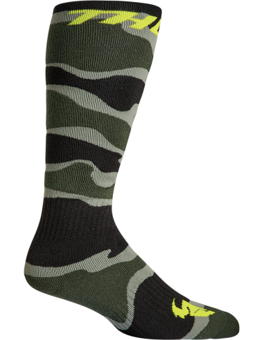 Sock Mx Camo Gn/Wh 10-13 THOR-MX 2023 3431-0672