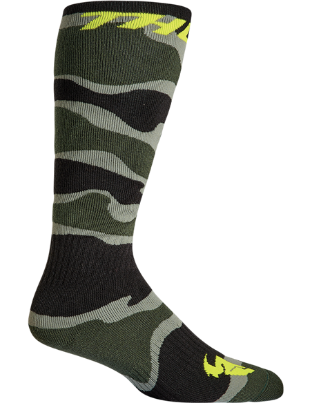 Meias Mx Camo Gn/Wh 10-13 THOR-MX 2023 3431-0672