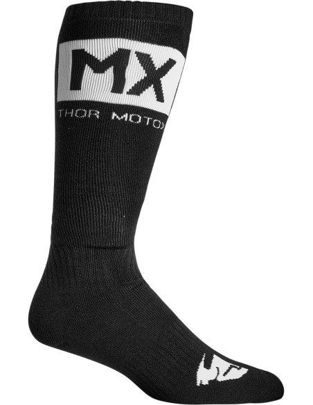 Meias Mx Sólido Bk/Wh 6-9 THOR-MX 2023 3431-0675