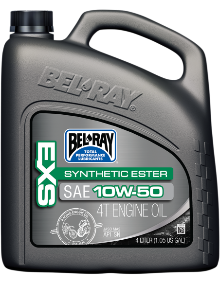 BEL-RAY Exs Synthetic Ester 4-Stroke Engine Oil 10W-50 4 Liter 99160-B4LW