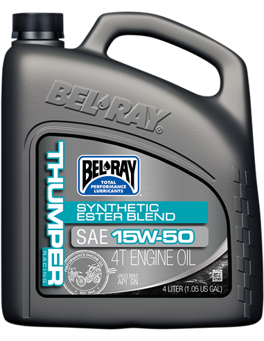 Bel-Ray Óleo Thumper Racing Ester Blend 15W50 4 L. 99530-B4LW