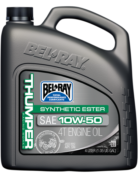 Bel-Ray Huile Thumper Works Racing 10W50 Synthétique 4 L 99550-B4LW