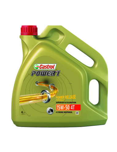 Castrol Power 1 GPS Huile Moteur Oil 15W50 4L