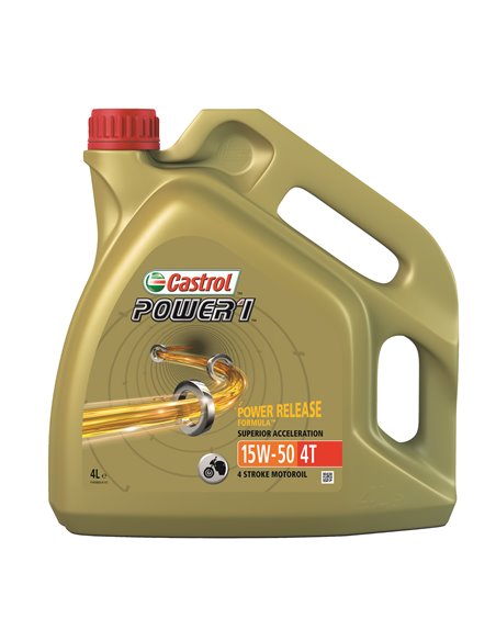 Castrol Power 1 GPS Huile Moteur Oil 15W50 4L