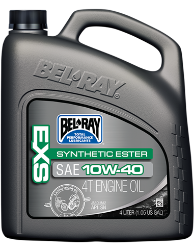 BEL-RAY Exs Synthetic Ester 4-Stroke Aceite Motor 10W-40 4 Liter 99161-B4LW