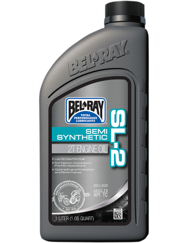 BEL-RAY Sl-2 Semi-Synthetic 2T Oli de Motor 1 Liter 99460-B1LW