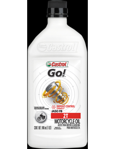 Aceite Castrol A 747 2t 1 Litro (Mezcla 2 Tiempos)