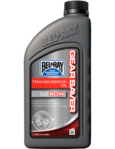 Oli de transmissió BEL-RAY Gear Saver Transmission Oil 80W 1 Liter 99250-B1LW