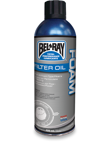 Aceite para filtros Bel-Ray spray (400ml) 99200-A400W