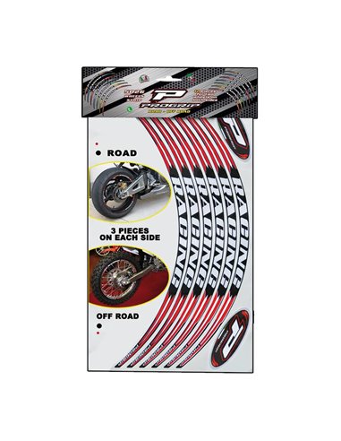 Adhesivos llanta Pre-Cut Kit 5026 Fluo Orange PRO GRIP PZ5026AF16 