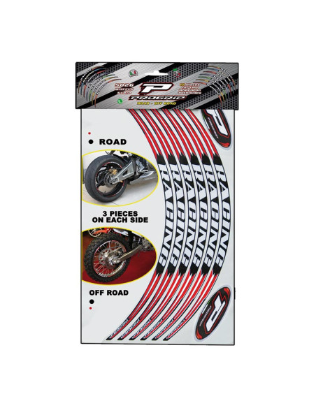 Adhesivos llanta Pre-Cut Kit 5026 Fluo Orange PRO GRIP PZ5026AF16 