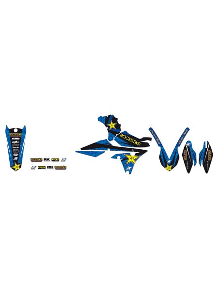 Kit stickers autocollants Blackbird Rockstar Energy Yamaha 2243L