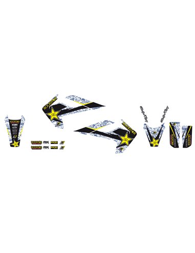 Kit adhesivos con funda de asiento Rockstar tc/fc/fe Blackbird Racing 8612l