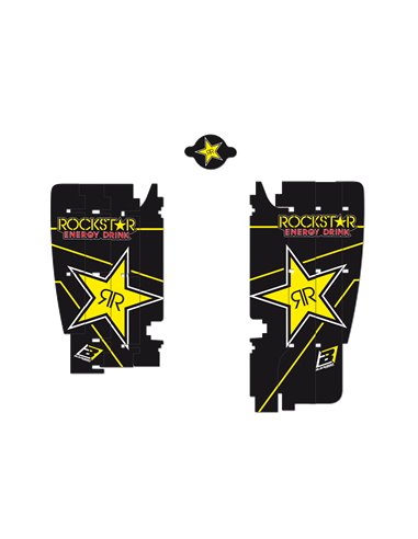 Adesivos da grade do radiador Melro Rockstar Energy Suzuki A301L