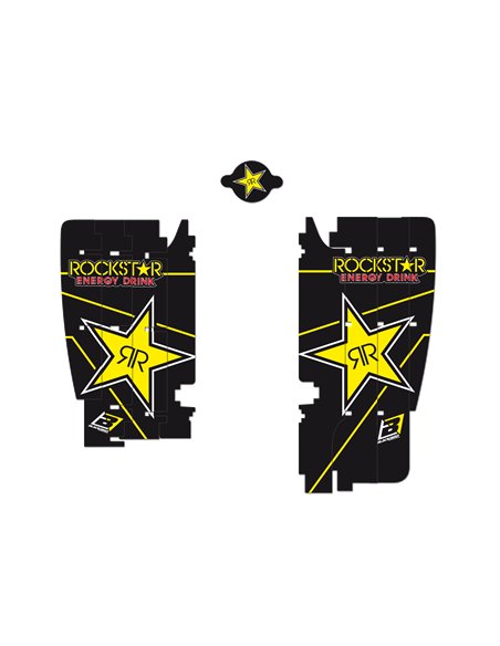 Adhesivos para rejillas de radiador Blackbird Rockstar Energy Suzuki A301L