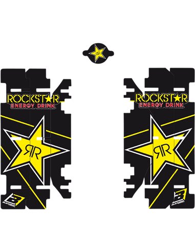 Adhesivos para rejillas de radiador Blackbird Rockstar Energy Suzuki A303L