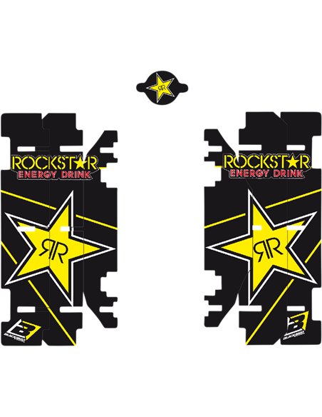 Adesivos da grade do radiador Melro Rockstar Energy Suzuki A303L