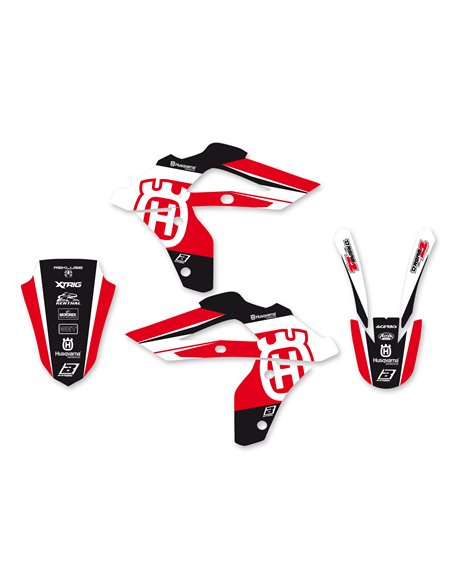 Kit de decalque vermelho Blackbird Husqvarna CR / WR 125/250 2006-08