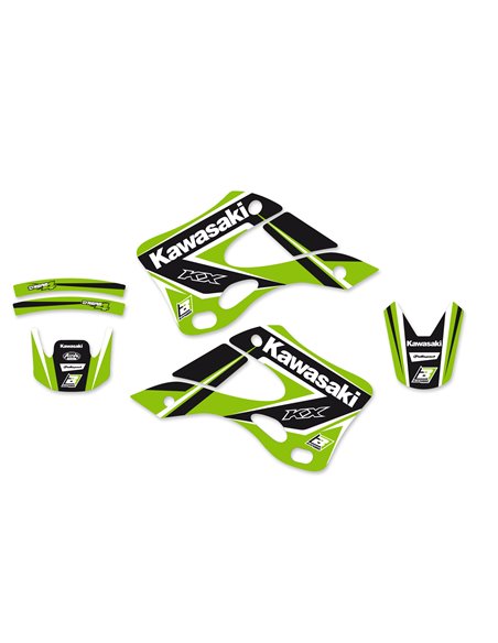 Kit stickers autocollants Blackbird Kawasaki KX 125/250 1999-02