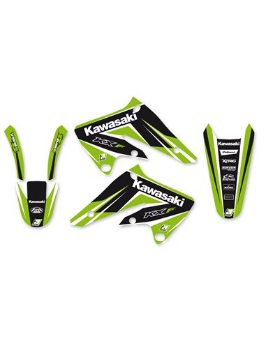 Kit stickers autocollants Blackbird Kawasaki KXF 250 2004-05