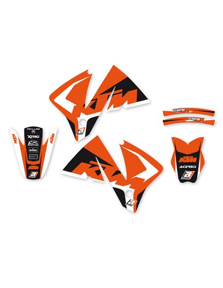 Kit stickers autocollants Blackbird KTM EXC 2001-02