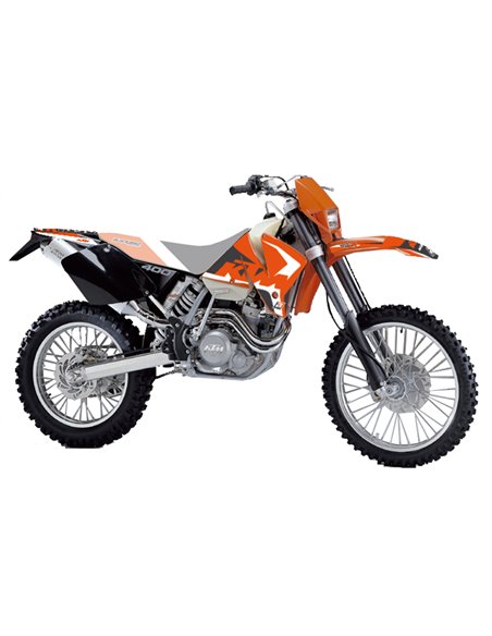 Kit de adesivos Blackbird KTM EXC 2001-02