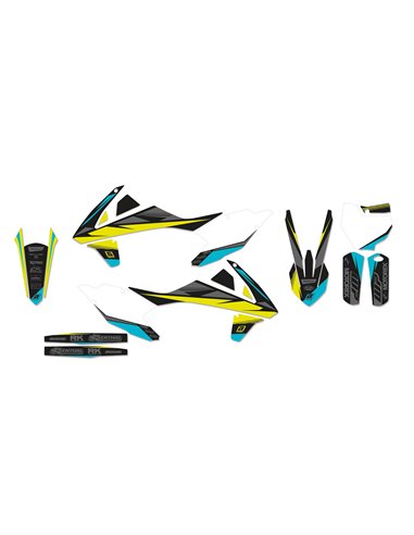 Kit de decalque com capa de assento Stealth ktm Blackbird Racing 8541