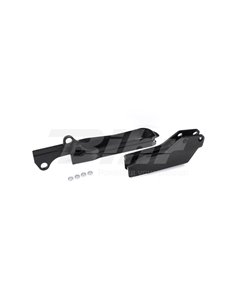 Guide chaine + skid basculant Polisport noir Suzuki 90602