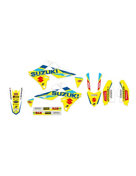 Kit de adesivos Blackbird Suzuki World Replica