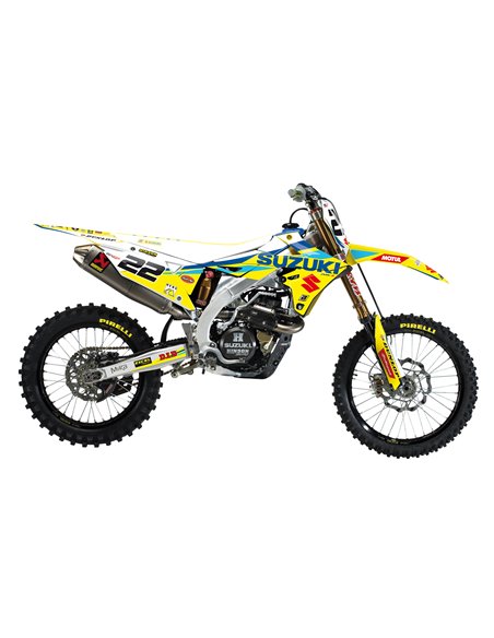 Kit de adesivos Blackbird Suzuki World Replica